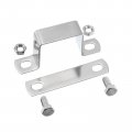U Shaped Connector Bracket 45mm X 304 Stainless Steel Bar Security Holder Brackets For Door Window Shed Closed Strut Channel