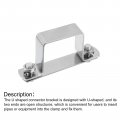 U Shaped Connector Bracket 45mm X 304 Stainless Steel Bar Security Holder Brackets For Door Window Shed Closed Strut Channel