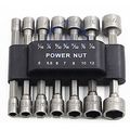 Panovo 14pcs Power Nut Driver Drill Bit Set Metric Socket Wrench Screw 1 4 Hex