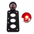Taswk Side Mount Vertical License Plate Bracket Holder Brake Taillight For Yamaha Suzuki Kawasaki Custom Bike Cruiser Choppers 