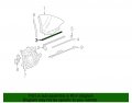 Mercedes Benz Genuine Belt Weather-strip 230-673-01-65