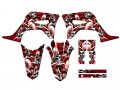2019-2023 Crf 125 Jester Red Senge Graphics Base Kit For Honda 