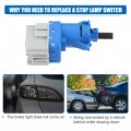 X Autohaux Stop Lamp Switch Stoplight Assembly Ford For Ranger 3 2 Tdci 4x4 2011-04 No 7t4z13480aa Plastic Metal Blue