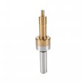 Uxcell 10mm Shank Titanium Non-magnetic Edge Finder For Milling Lathe