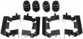 H15883a Professional Grade Disc Brake Caliper Hardware Kit Rear Silver Metal One Size 