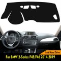 Hyzijin Car Dashboard Dash Board Cover Mat Carpet Compatible For Bmw 2-series F45 F46 2014 2015 2016 2017 2018 2019 Left Hand