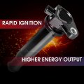 Set Of 4 Ignition Coils Pack For 2006-2011 Hyundai Accent Kia Rio Rio5 I4 1 6l
