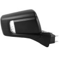 Right Side View Mirror Fit For 2019-2024 Chevy Silverado 1500 Manual Folding W Lamp Heated Temperature Sensor Chrome Convex 