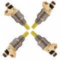 4 Pcs Fuel Injectors Replacement For Chevrolet Chevy Tracker Suzuki Sidekick X-90 Geo 1 6l 4g1549 1571058b00 Inp-470