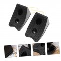 Wakauto 4 Pieces Tire Shoe Stopper Car Garage Drums Djembe Adults The Spot Teaser Chocks Wheel Wedges Plastic Auto Skate