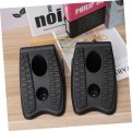 Wakauto 4 Pieces Tire Shoe Stopper Car Garage Drums Djembe Adults The Spot Teaser Chocks Wheel Wedges Plastic Auto Skate