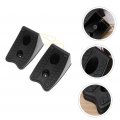 Wakauto 4 Pieces Tire Shoe Stopper Car Garage Drums Djembe Adults The Spot Teaser Chocks Wheel Wedges Plastic Auto Skate