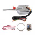 Chrome 12v Universal Street Hot Rod Turn Signal Switch With Flasher Replacement For Ford Gm