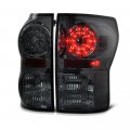 2007-2013 Toyota Tundra Pickup Truck Chrome Smoke Premium Led Tail Light Housing Lamp Assembly Replacement Driver And Passenger 