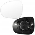 Ocpty Left And Right Driver Passenger Side Exterior Mirrors Glasss View Fit For 2016-2019 Fiat 500x 5f W Heated Chrome Flat