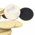 2 Hook And Loop Sanding Backup Pad 5 16 -24 Threads With 100pcs 180 Grit Discs Sandpaper