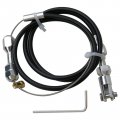 Estarpro 36 Stainless Steel Black Throttle Cable For Chevy Ls Ls1 4 8l 5 3l 7l 6 0l Engines 