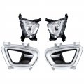 2-pack Fog Lights With Bezel Set Left And Right Side Replacement For 2016 2017 2018 Kia Sorento 86526-c6020 92201-c6000