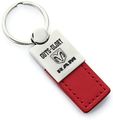 Doge Guts Glory Ram Red Leather Car Fob Key Chain Ring