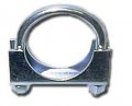 Exhaust Clamp 2 Plated Steel Camaro 67-69