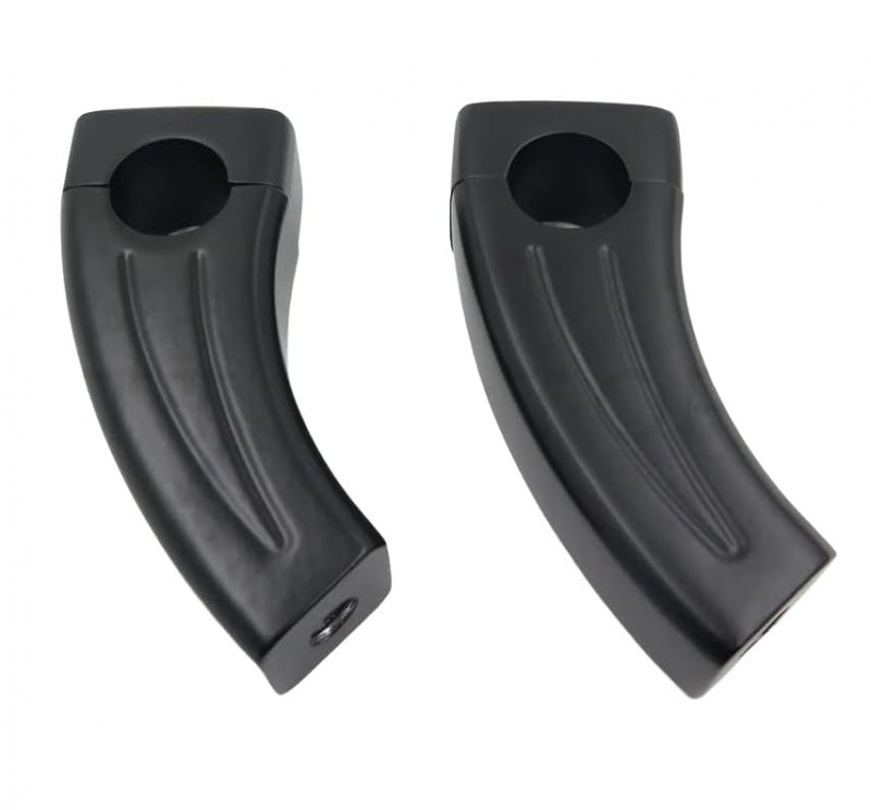 Black Handlebar Risers For Boulevard Intruder Volusia V Star Vmax 1 In Billet Aluminum Motorcycle Riser Pair