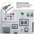 Partykindom 200pcs Screw Self Tapping Anchors Stainless Steel Bolts Zinc Drilling Drywall Metal
