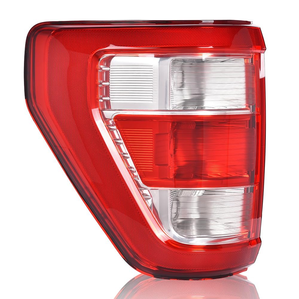 Tail Light Brake Lamp Left Driver Side For Ford F150 Xl 2021 2022 2023 Fits Factory Incandescent And Without Blind Spot Models