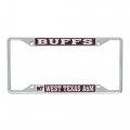 West Texas A M University Wtamu Buffaloes Buffs Metal License Plate Frame For Front Or Back Of Car Officially Licensed Mascot 
