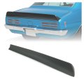 Hecasa Rear Trunk Spoiler For 1967-1968 Chevy Chevrolet Camaro Pontiac Firebird Lid Wing Splitter Nylon Painted Gray 