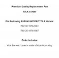 For Suzuki Rm100 1979-1981 Rm125 1979-1987 Kick Start Starter Lever Mod-ztf1-13843
