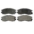 Front Disc Brake Pads For Mitsubishi Galant 1990 1991 1992 Organic Friction Material Bonded Method With Wear Sensor And Shims 