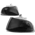 Honda Civic 2 3-door Ej1 Ej2 Eg3 Eh2 Eh3 Pair Of Corner Light Lamp Black Housing 