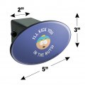 South Park Cartman Kick You In The Nuts Oval Tow Trailer Hitch Cover Plug Insert