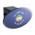 South Park Cartman Kick You In The Nuts Oval Tow Trailer Hitch Cover Plug Insert