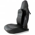 Kuafu Seat Covers Black Compatible With 1997-2004 Chevrolet Corvette C5 Artificial Leather Driver Side Passenger