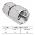 Uxcell Compression Tube Fitting G1 2 Female Thread X 1 Od Straight Coupling Adapter 304 Stainless Steel