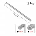 Uxcell 2 Pcs H8 8mm Ball End Screwdriver Bits S2 Steel Magnetic 5 1 Inch Long Drill Bit With 4 Hex Shank