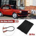 X Autohaux 50pcs 7 270mm Eva Paintless Dent Repair Hot Melt Glue Sticks Black Universal For Car Auto