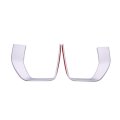 Yiwang Abs Chrome Car Front Fog Light Decorative Frame Trim Cover 2pcs For Land Rover Range Evoque 2016 2017 2018 Auto