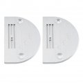 Fsfy E20 2pcs Sewing Machine Accessories Needle Throat Plate Zig Zag Professional Heavy Duty For Brother Singer Industrial