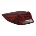 Hyundai Elantra Tail Light 2019 2020 Driver Side Halogen Type Hy2804159 92401-f2510 