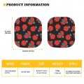 Forchrinse Red Ladybug Car Sunshade Front Window Block Uv Rays Ladybug Windshield Shade Sun Protection 2 Pack For Women Men