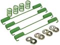 118 80004 Drum Brake Hardware Kit Rear Position Machined Finish Large Size 