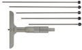 Mitutoyo 129-132 0 6 X 001 Depth Micrometer 4 Base 