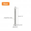 Uxcell M3-0 5 X 30mm 100pcs Flat Round Head Screws 304 Stainless Steel Phillips Drive Machine Hardware Fastener For Furniture
