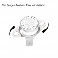 Uxcell Ksd301 Thermostat 165a 329a F 10a Normally Closed N C Adjust Snap Disc Temperature Switch For Microwave Oven Coffee