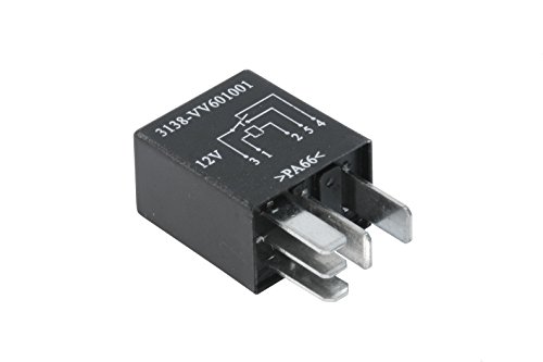 Multi Purpose Relay 30765031 Socket Mount Plug In Electrical Control Module With Silver Normally Open Contacts Vehicle Specific