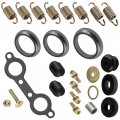 Caltric Muffler Silencer Kit Compatible With Polaris Ranger 800 Efi 6x6 2010 2011 2012
