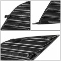 To1038243 Front Fog Light Cover Compatible With Toyota Camry Xse 2021-2022 Driver Left Side Smooth Black
