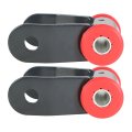 Rear Drop Shackles 710515 Replacement For 1988 2018 Silverado 1500 And Sierra Metal Suspension Leaf Spring Shackle Kit Black